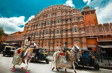 The Hawa Mahal in Jaipur