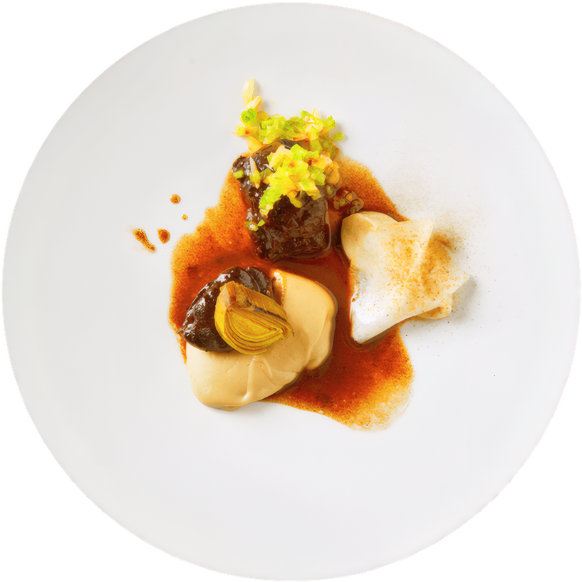 Scallop, Cider & Apple