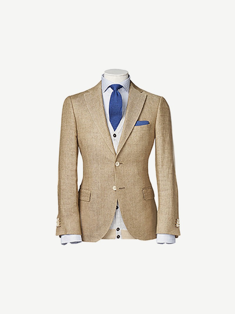 Sand Linen Blazer, Sand