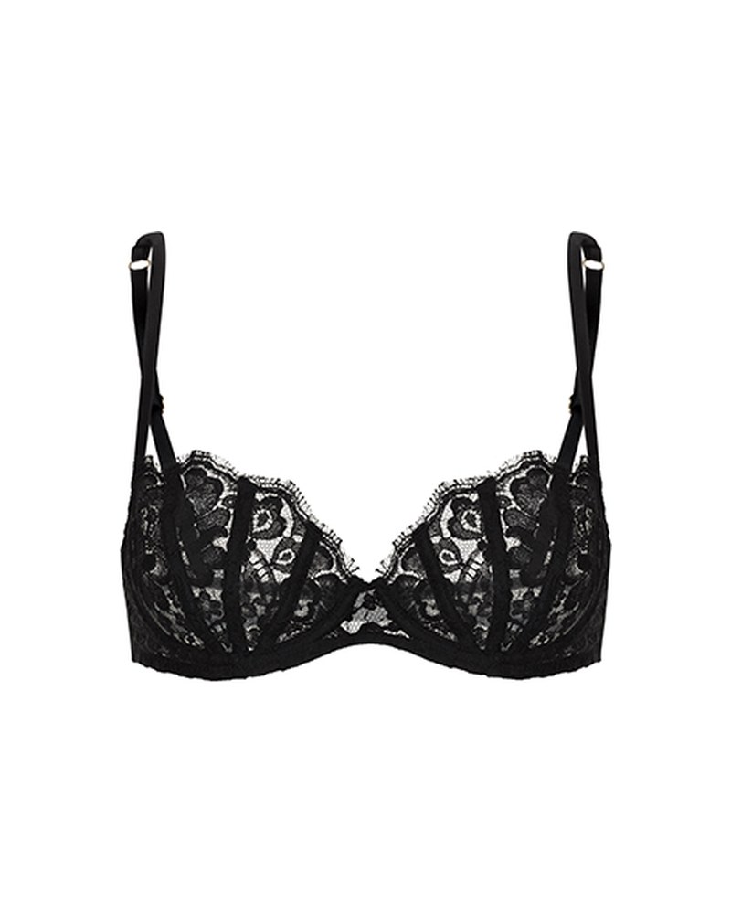 Noir Lace Balconette in Black