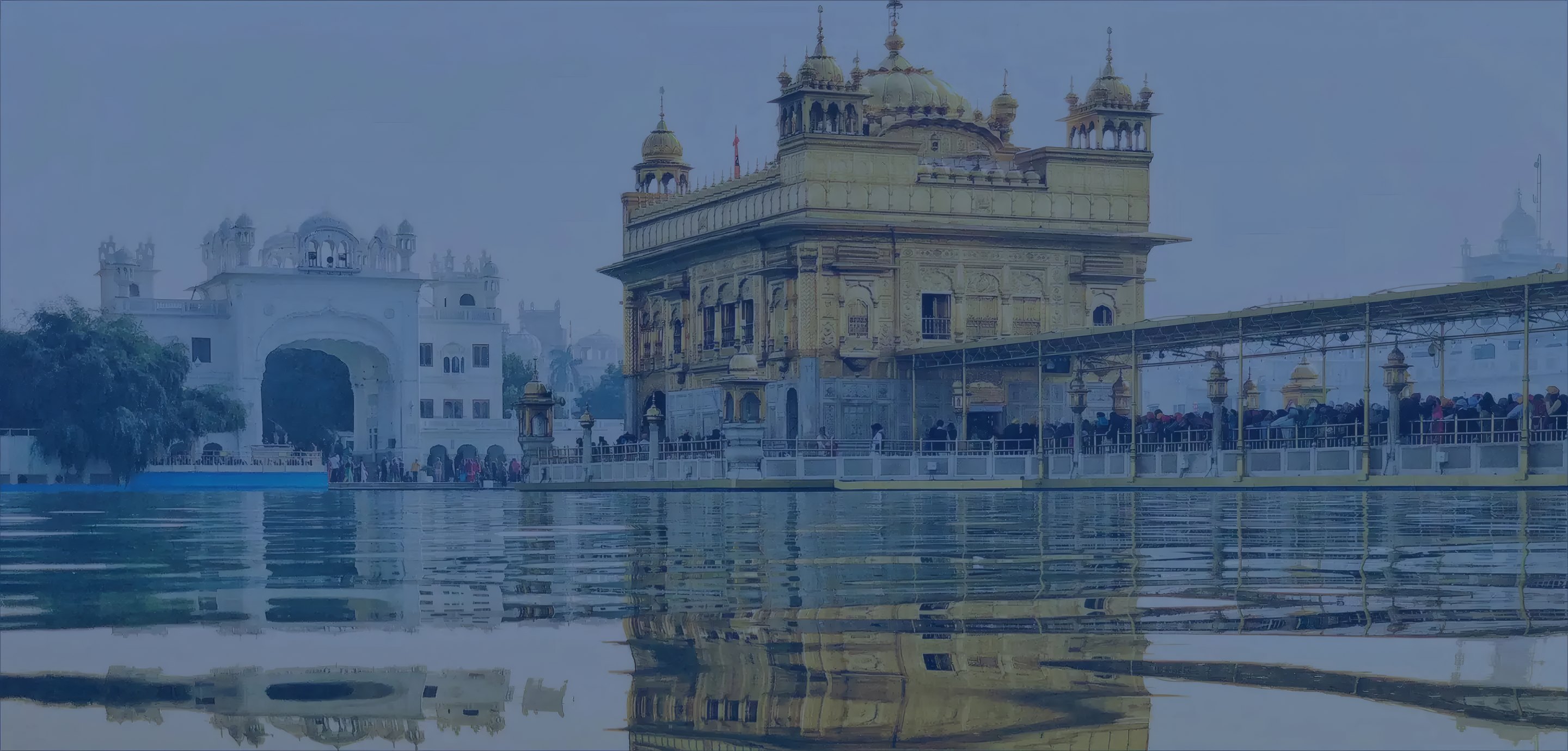 The Golden Temple at dusk