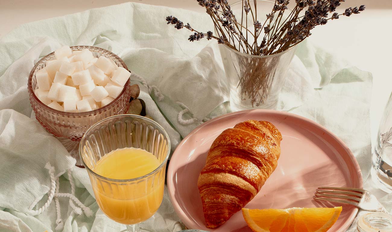 Butter Croissant, Blood Orange & Honey