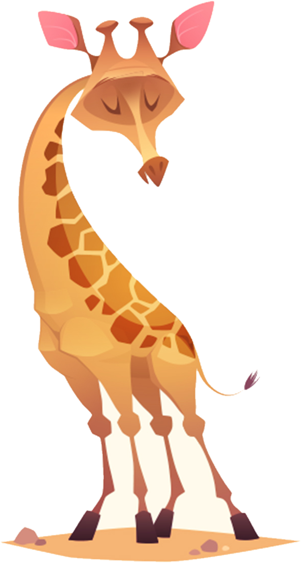 The giraffe from The Grand Menagerie