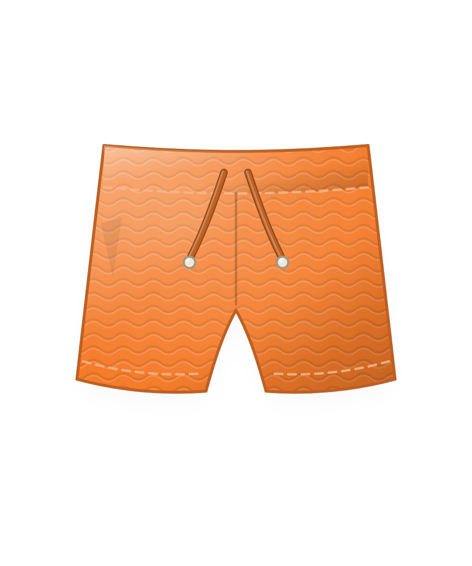 Isla Swim Short in Apricot