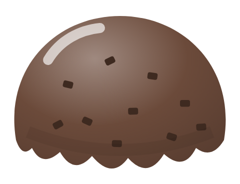 A scoop of Dark Cocoa Oat