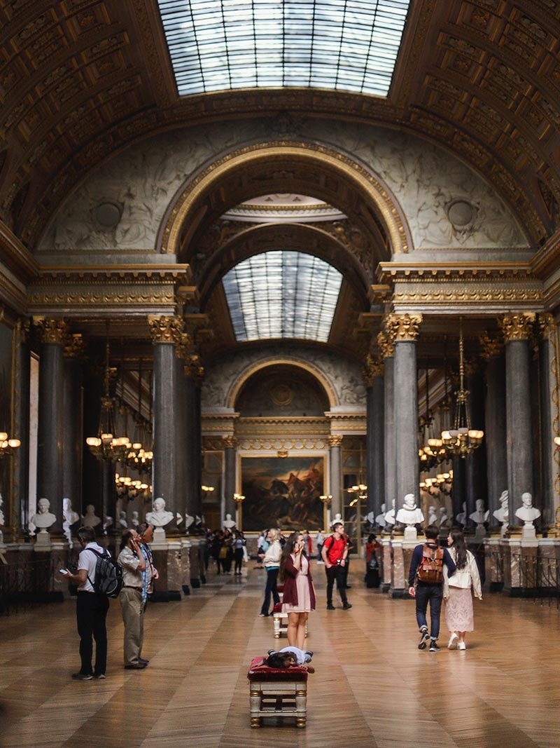 The skylit grand hall