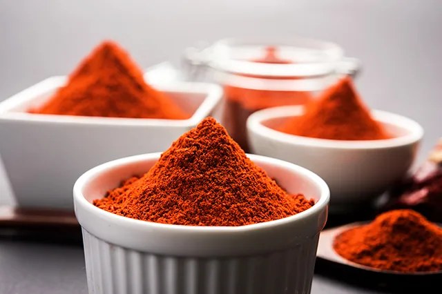 Dried red chillies