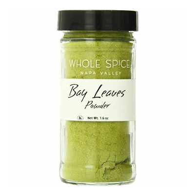 Bay leaf powder jar