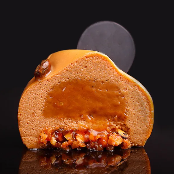 Caramel Hazelnut Entremet