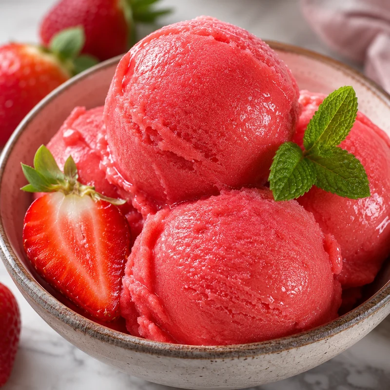 Strawberry Sorbet