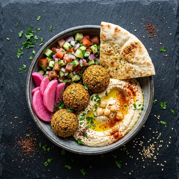 Falafel Mezze Bowl