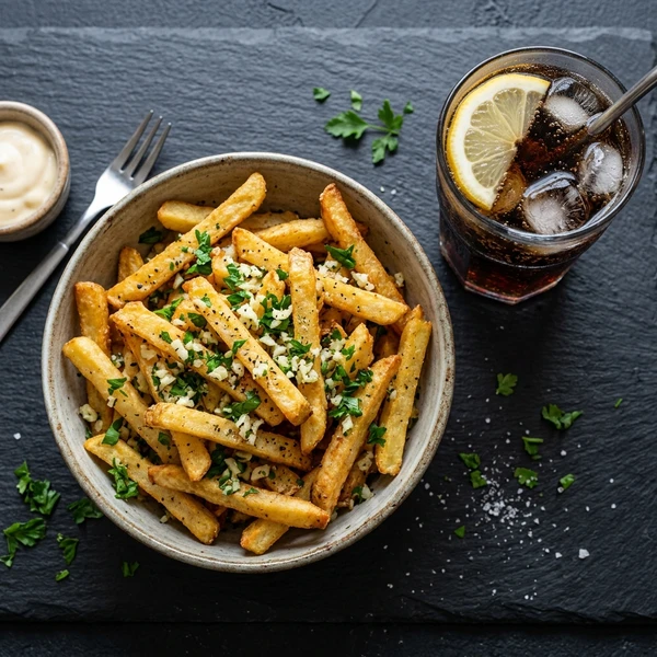 Garlic Fries & Cola
